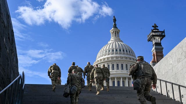National Guard troops forced out of Capitol, relocated to nearby parking garage