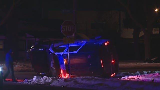 MPD squad involved in crash near 58th and Roosevelt, 1 in custody