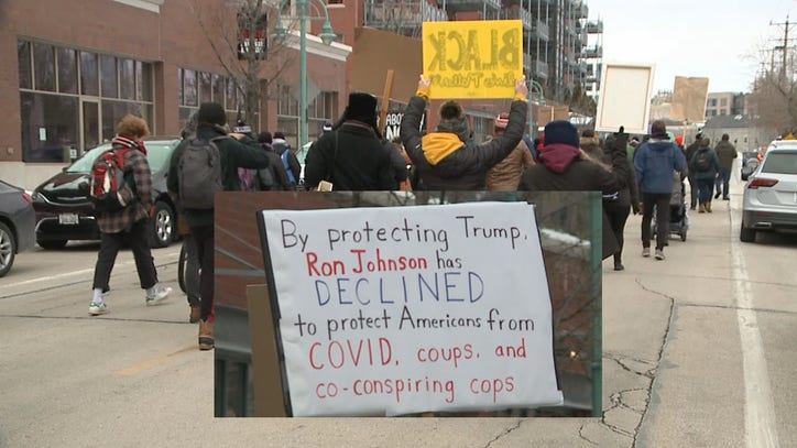 Groups march to Sen. Johnson's office with demands after Capitol riot - Vimarsana News