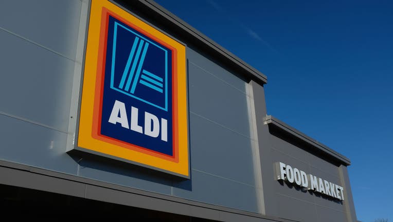 An Aldi discount grocery store stands on Dec. 28, 2017 in Edgewood, Maryland. (Photo by Sean Gallup/Getty Images)