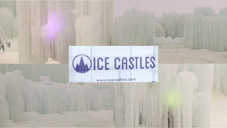 Ice Castles in Lake Geneva