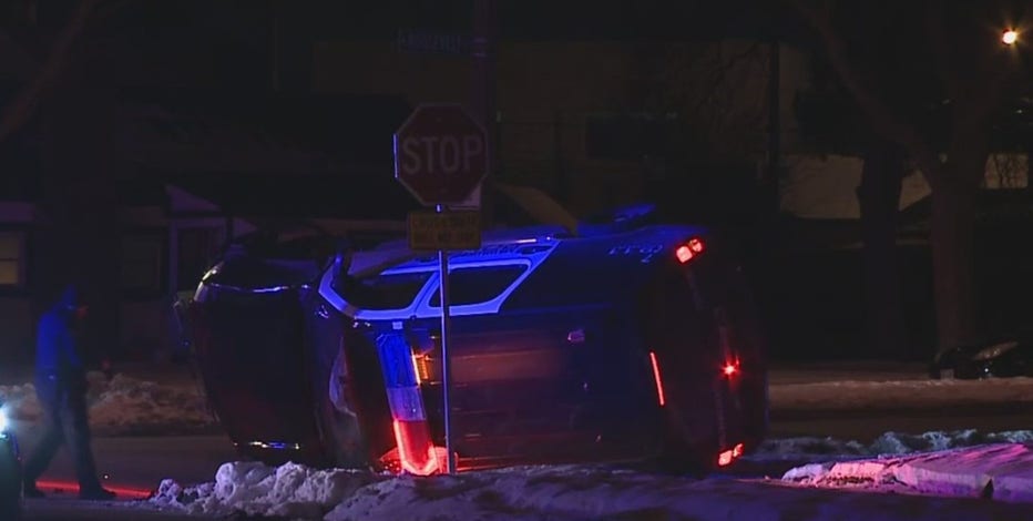 MPD squad involved in crash near 58th and Roosevelt, 1 in custody