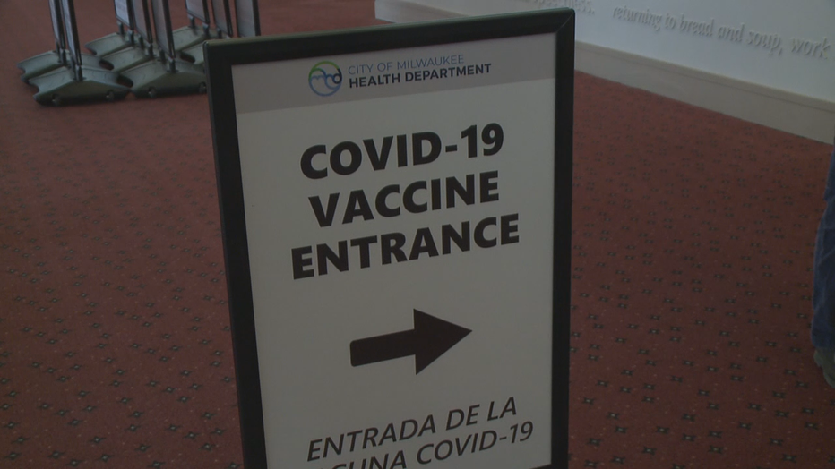 Wisconsin Center COVID-19 vaccine clinic