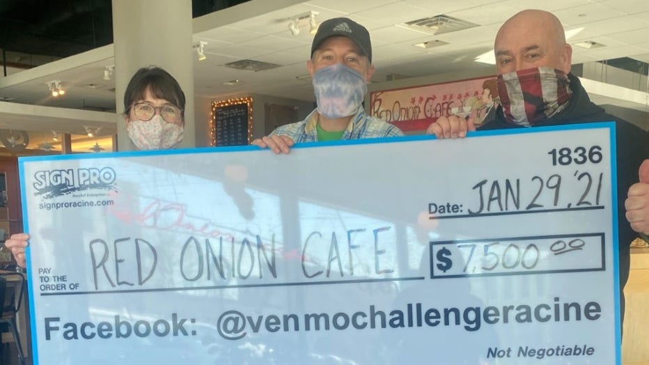 Venmo Challenge Racine man collects donations for struggling