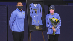 #Gold4Sarah honors Marquette volleyball player fighting Ewing sarcoma