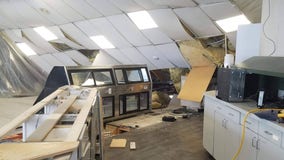 Roof of gas station collapses; snow, construction may be to blame