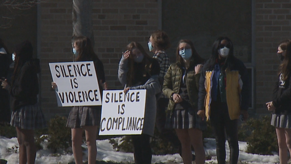 DSHA students walk out over video featuring racial slur