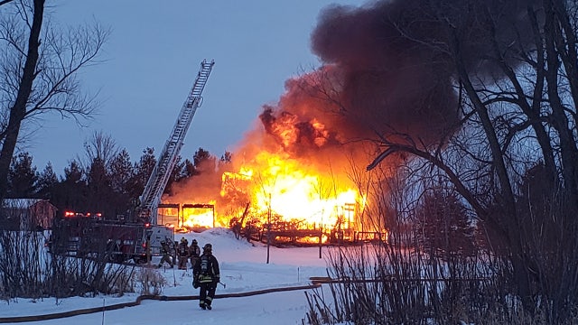Fire destroys Town of Dover home; space heater may be to blame