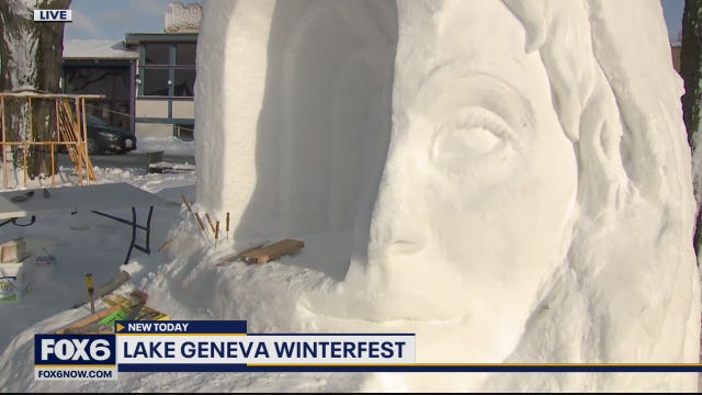 For the 26th year, Lake Geneva is hosting U.S. National Snow Sculpting Championship