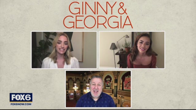Gino talks with the stars of the Netflix family drama 'Ginny and Georgia'