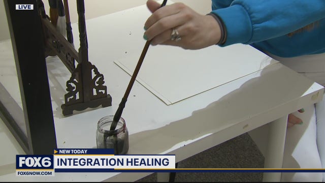 At Integration Healing yoga and art can be combined to relieve stress