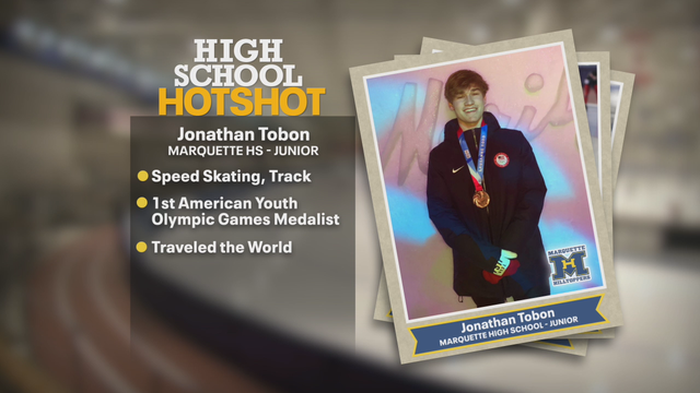 Marquette HS speed skater is a Youth Olympic medalist