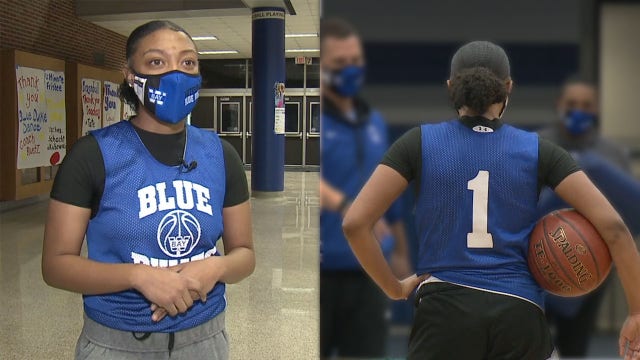 Teen finds relief on court, leads on and off it: 'Enjoy the moment'