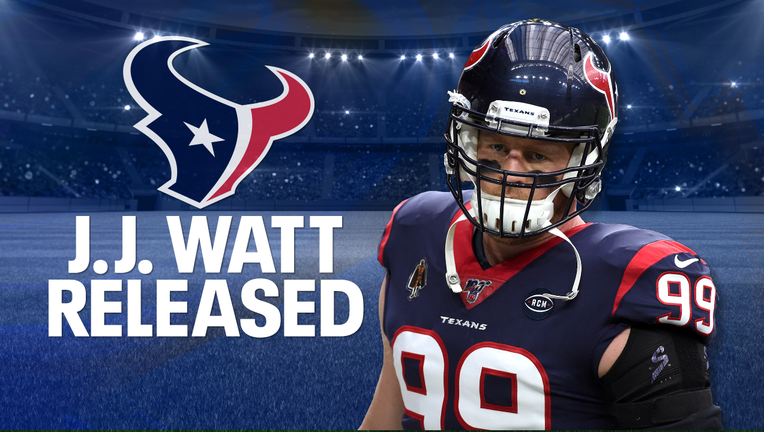 J.J. Watt: Houston Texans star says farewell to the team and city: 'I love  you'