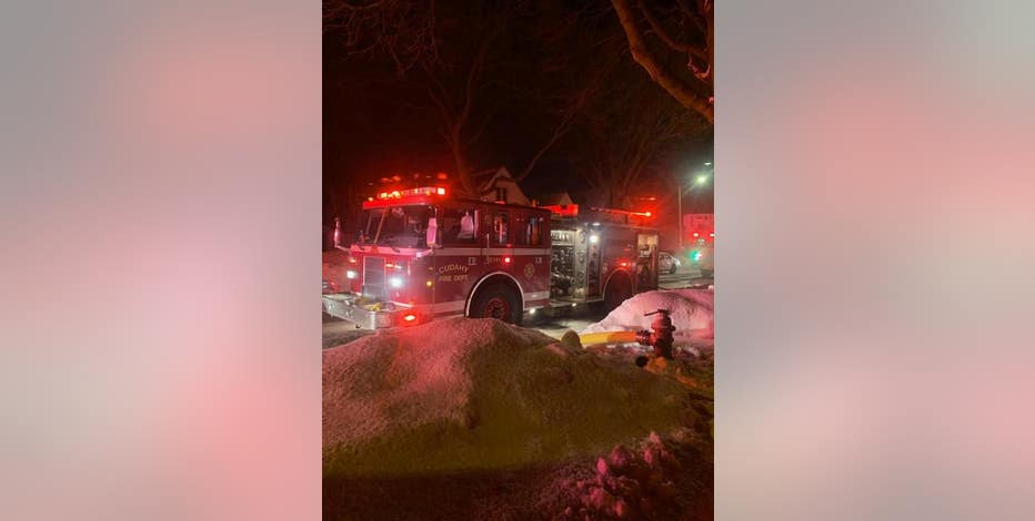 Multiple departments battle Cudahy house fire
