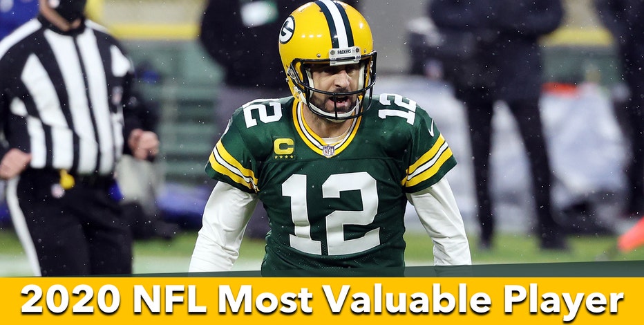 Aaron Rodgers named 2020 NFL Most Valuable Player