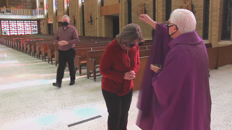Ashes will be sprinkled as Lent begins to mitigate COVID concerns