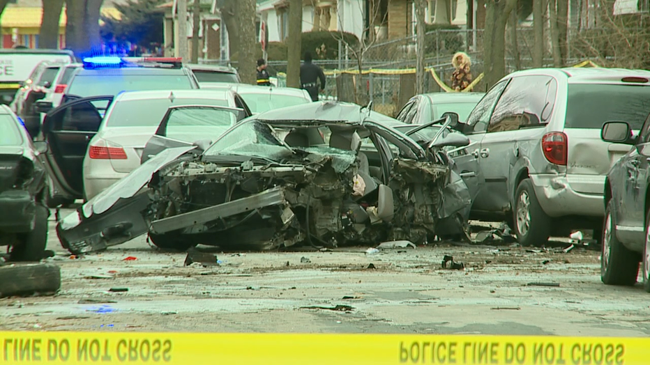 Crash at 37th and Locust, Milwaukee
