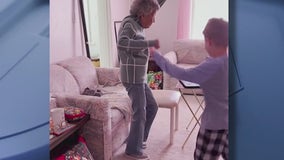 102-year-old Arizona great-grandmother joins in on first-grader's PE's class