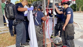 Missing Florida woman found trapped, naked in storm drain