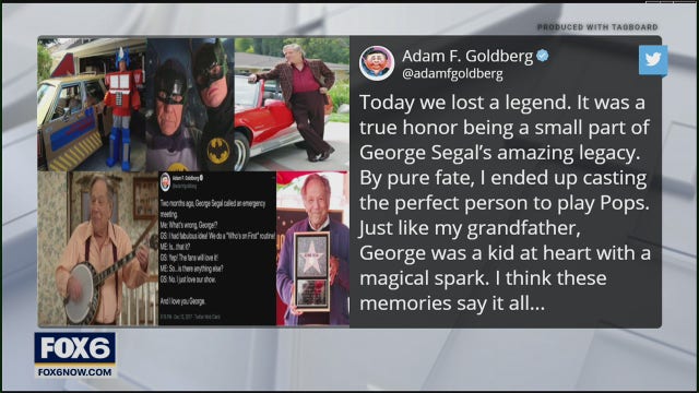 Friends, family, and fans remembering the life of George Segal