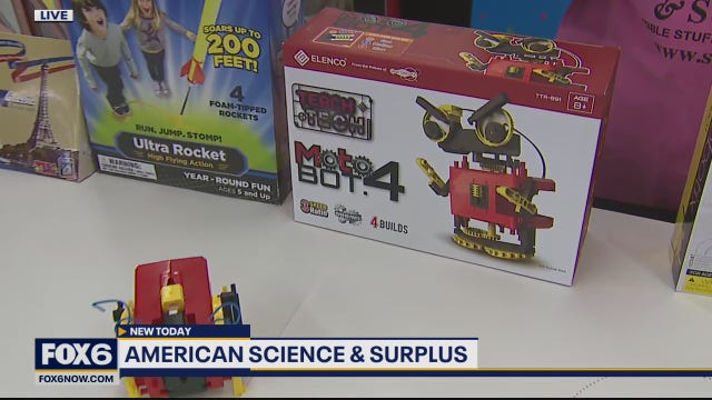 American Science and Surplus has everything from robot parts to arts and crafts
