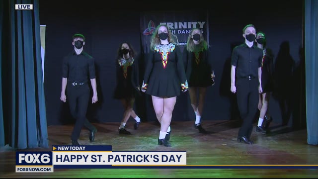 The Trinity Irish Dancers spread some cheer this St. Patrick’s Day