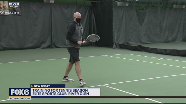Elite Sports Club in Glendale has plenty of indoor tennis courts for the entire family