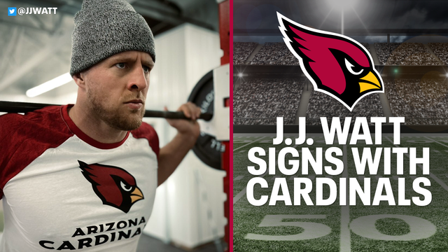 Watt going to Arizona, NFL star signs 2-year deal with Cardinals