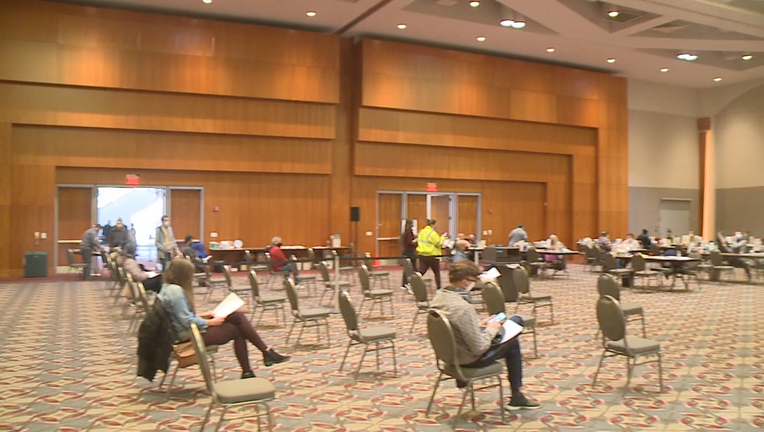 COVID-19 vaccine administered at Wisconsin Center, Milwaukee