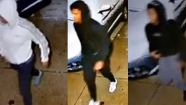 4 wanted for stealing from garage near 91st and Mill