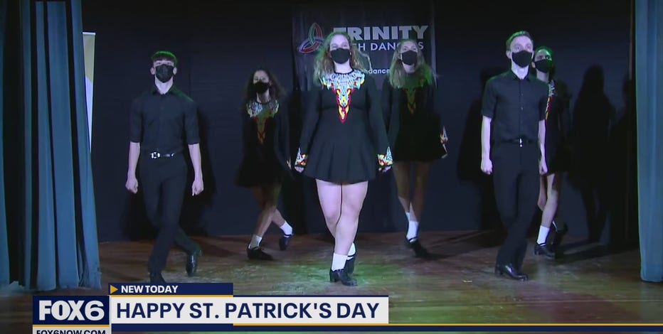 The Trinity Irish Dancers spread some cheer this St. Patrick’s Day