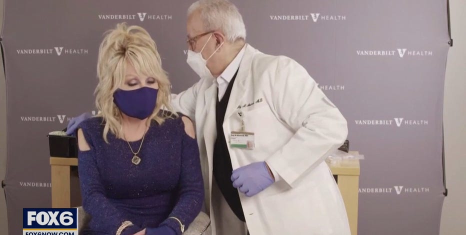 Dolly Parton got the 1st dose of the COVID-19 vaccine