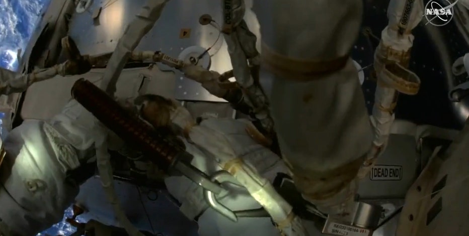 Spacewalkers take extra safety precautions for toxic ammonia