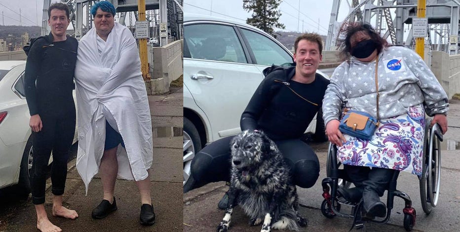 Minneapolis surfer rescues man, dog from choppy Lake Superior