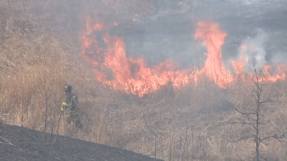 Man suspected of setting fire along Hank Aaron State Trail