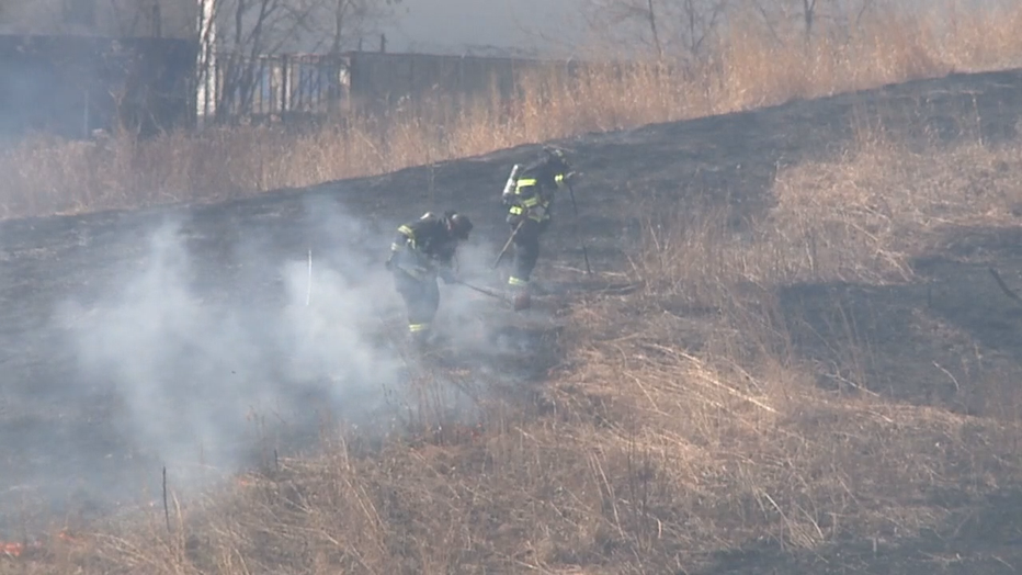 Man suspected of setting fire along Hank Aaron State Trail