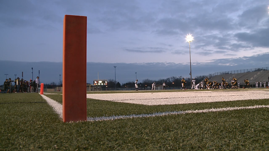 high school football pylon