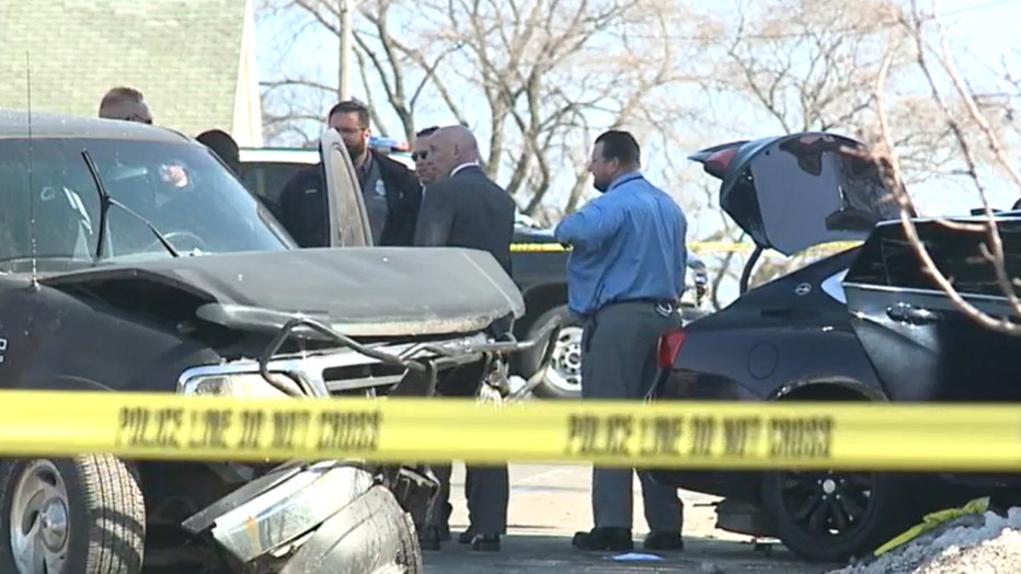 Wreck at 34th and Greenfield, Milwaukee