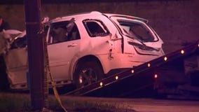 1 seriously injured after fleeing traffic stop, crashing into another vehicle