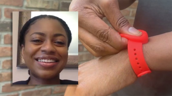 Marquette student creates hand sanitizer wristband dispenser
