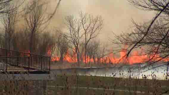 DNR: Menomonee Falls brush fire chars 450 acres; no injuries