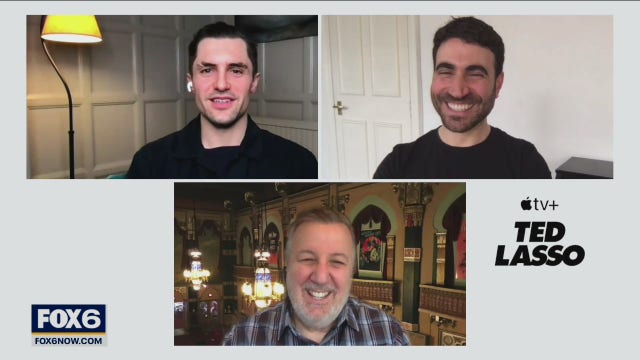 Cast of Apple+ tv show 'Ted Lasso' talks with Gino