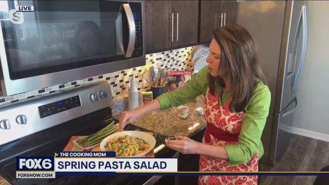 Asparagus season is here! Check out this spring pasta salad recipe