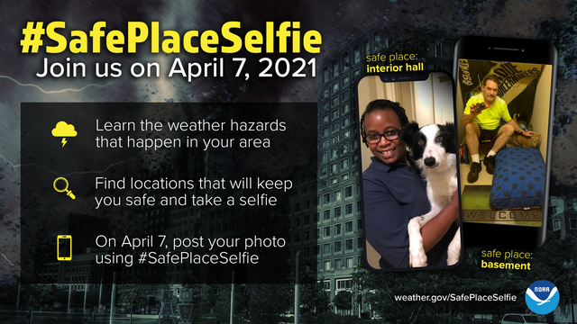 Safe Place Selfie Day helps prepare for severe weather season
