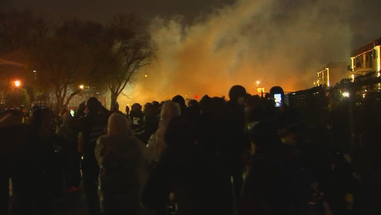 protest Brooklyn Center Monday night