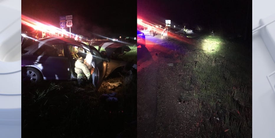 Woman arrested for OWI following high-speed crash, vehicle fire