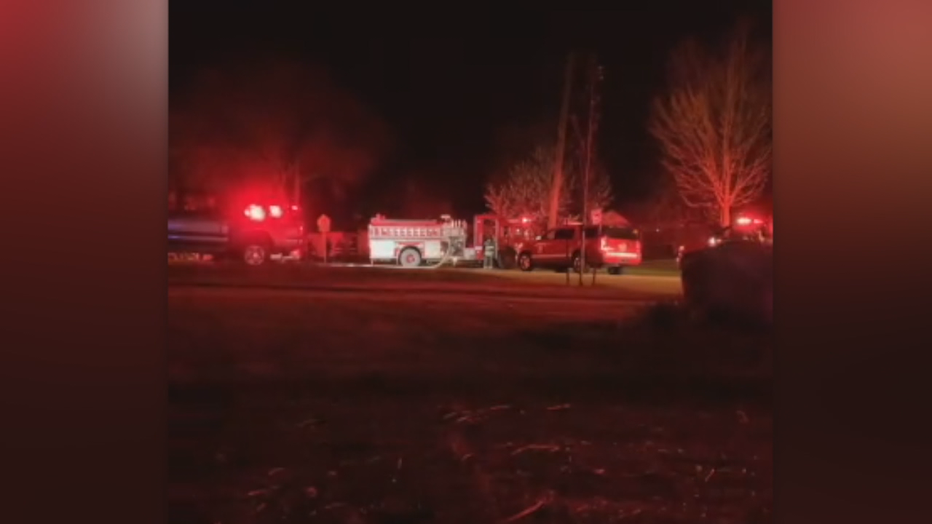 Scene of house fire near 118th and Florist