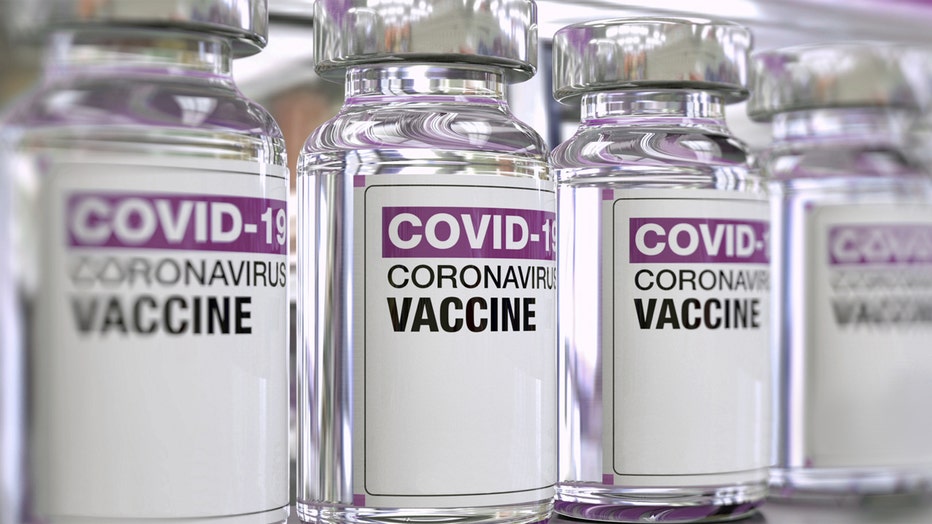 Vials of vaccine