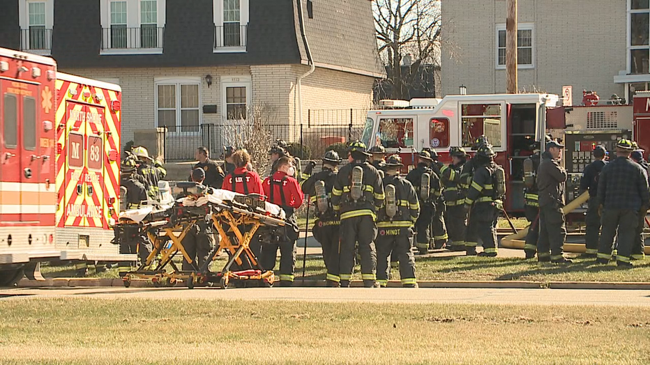 Firefighters battle fire at Brown Deer apartment complex